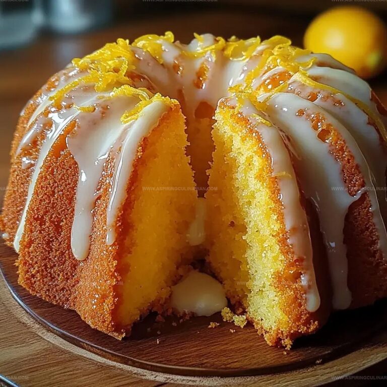 Moist Lemon Bundt Recipe