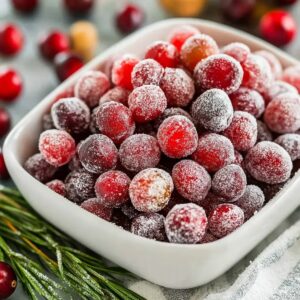 Sugared Cranberries Recipe