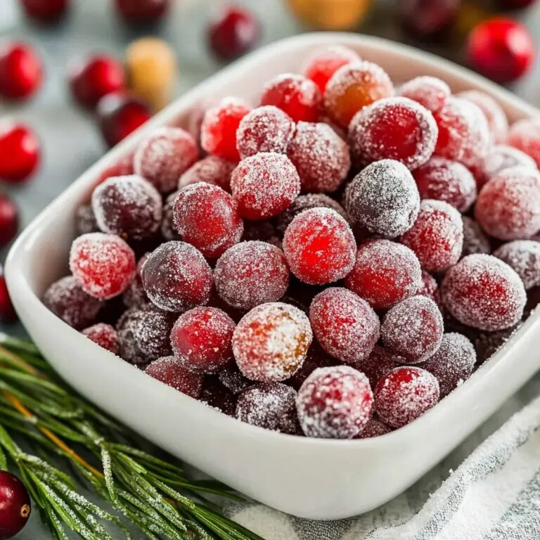 Sugared Cranberries Recipe