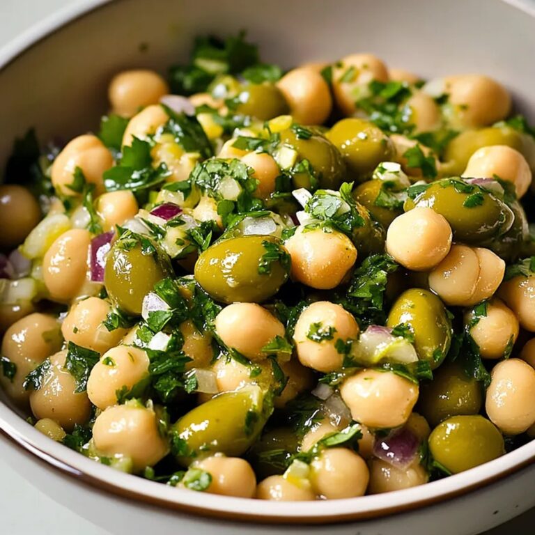 Green Olive Bean Salad Recipe