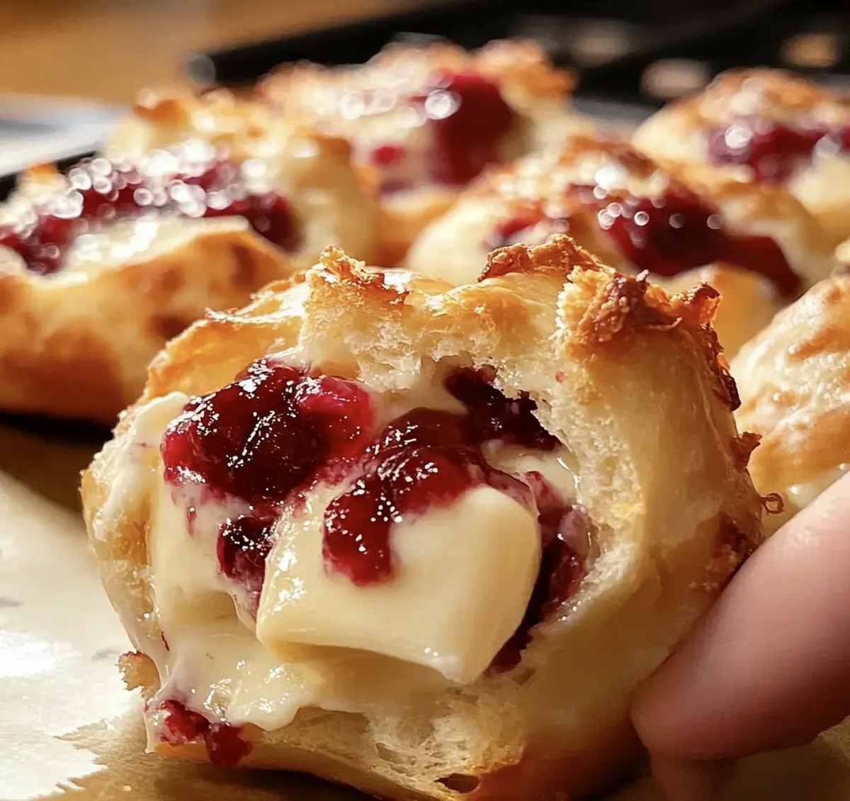 Cranberry Brie Bombs Recipe