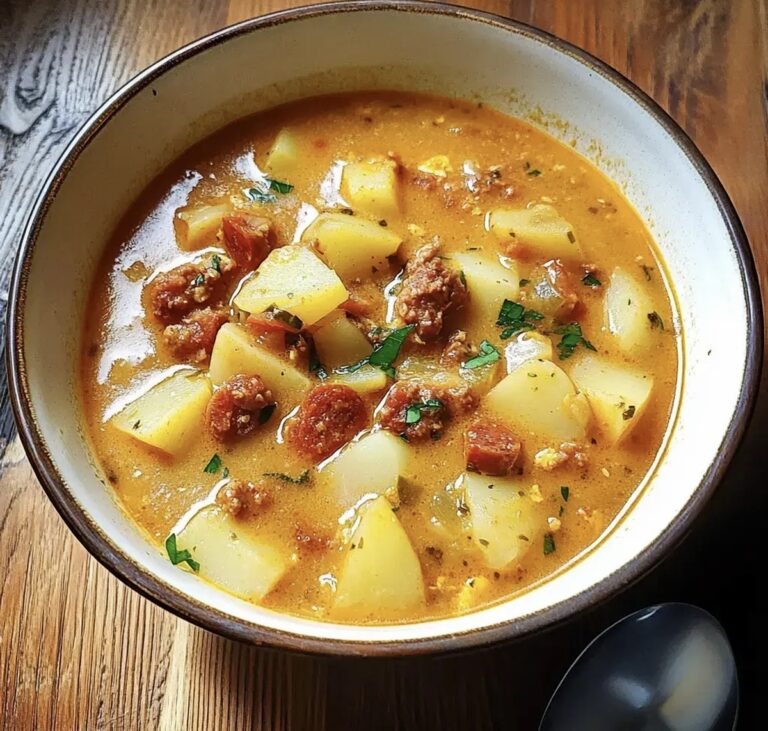 Spanish Potato Soup With Chorizo Recipe