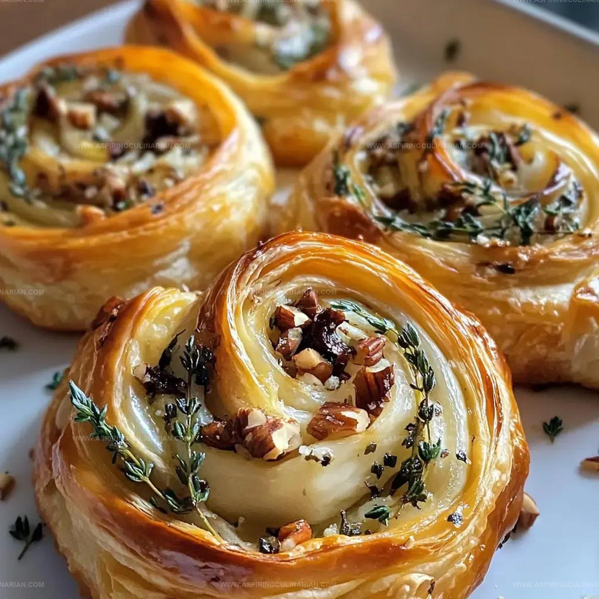 Blue Cheese Walnut Twirls Recipe