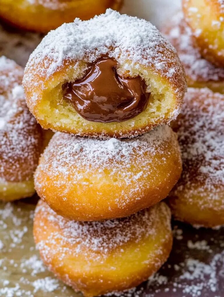 Nutella Filled Donuts Recipe