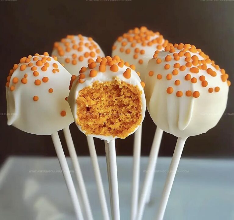 Easy Pumpkin Cake Pops Recipe