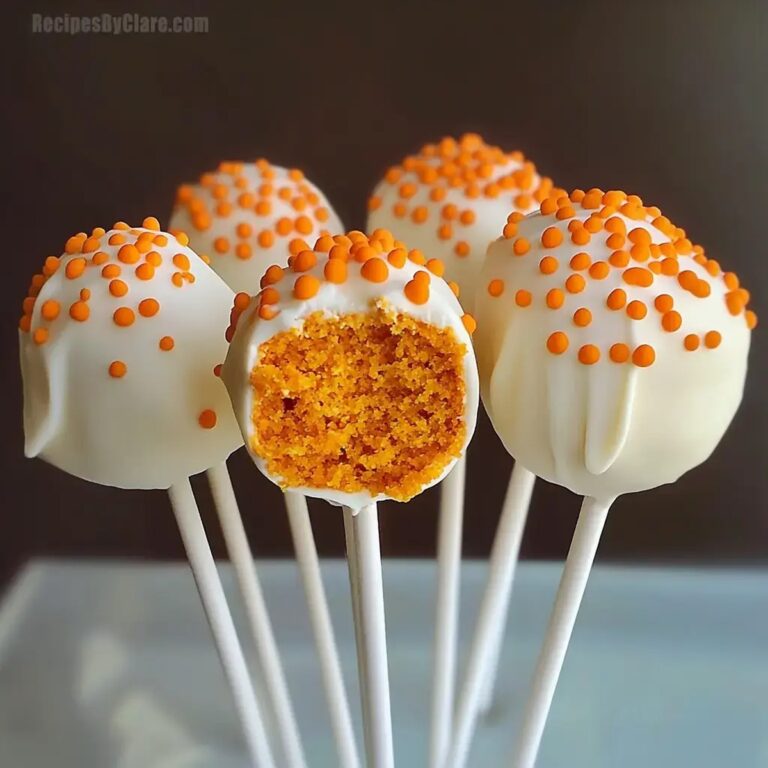 Easy Pumpkin Cake Pops Recipe