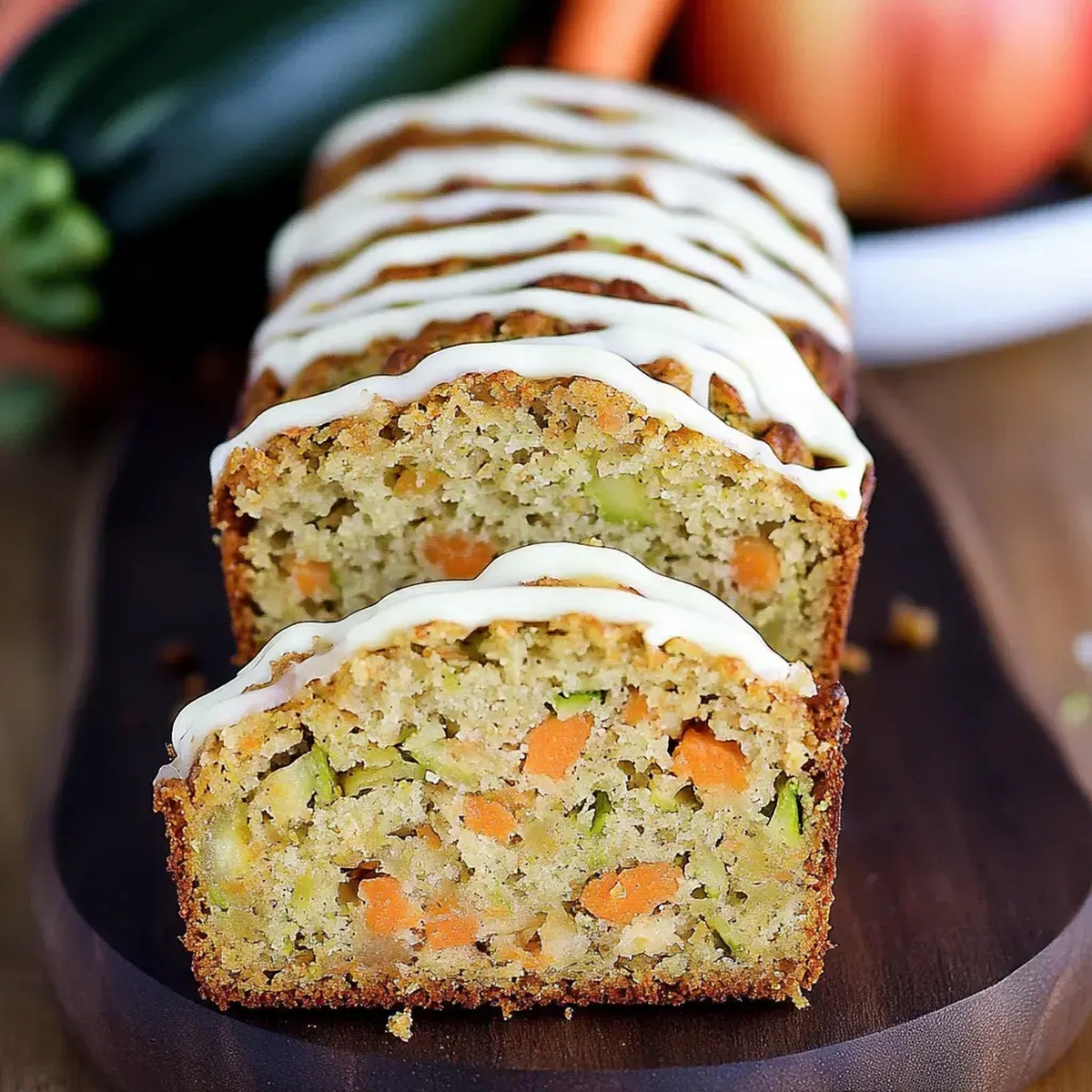 Carrot Apple Zucchini Bread Recipe