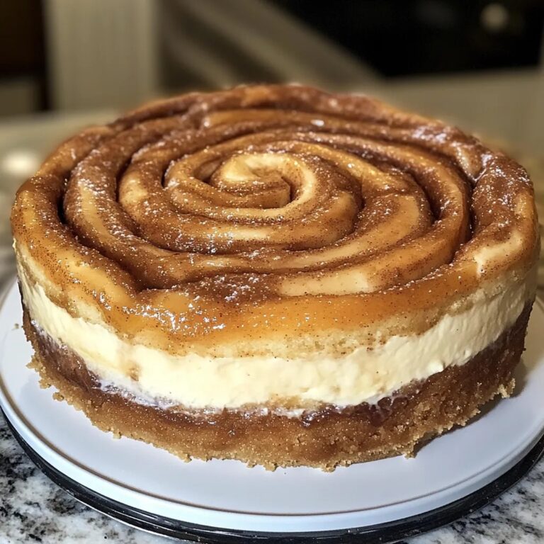 Cinnamon Roll Honeybun Cheesecake Recipe