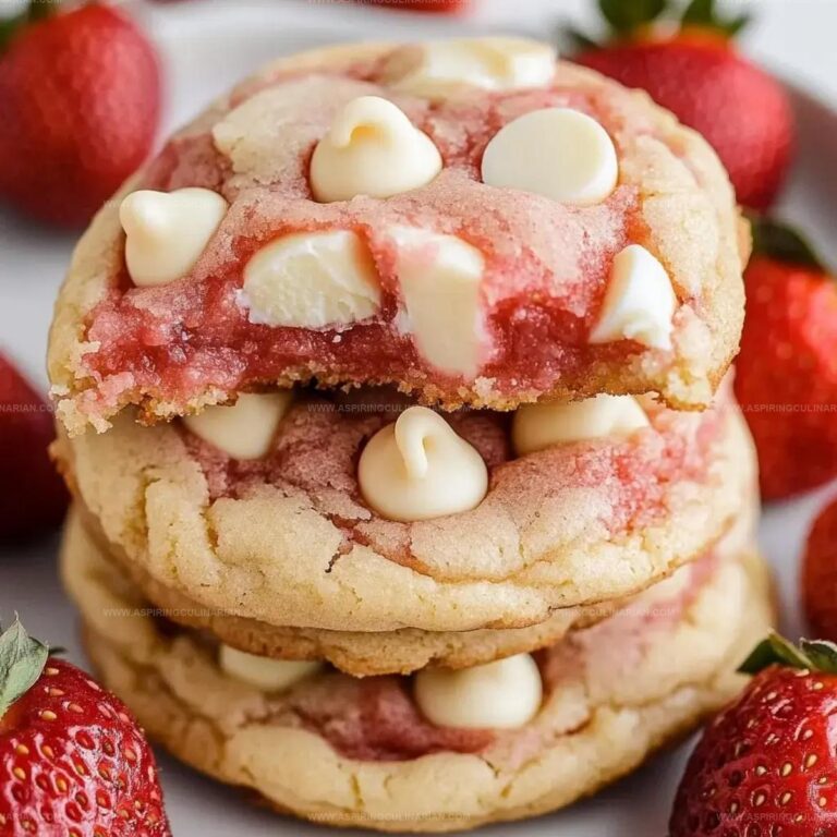 Strawberry White Chip Cookies Recipe