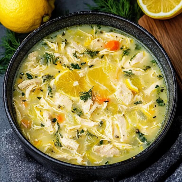 Avgolemono Chicken Soup Recipe