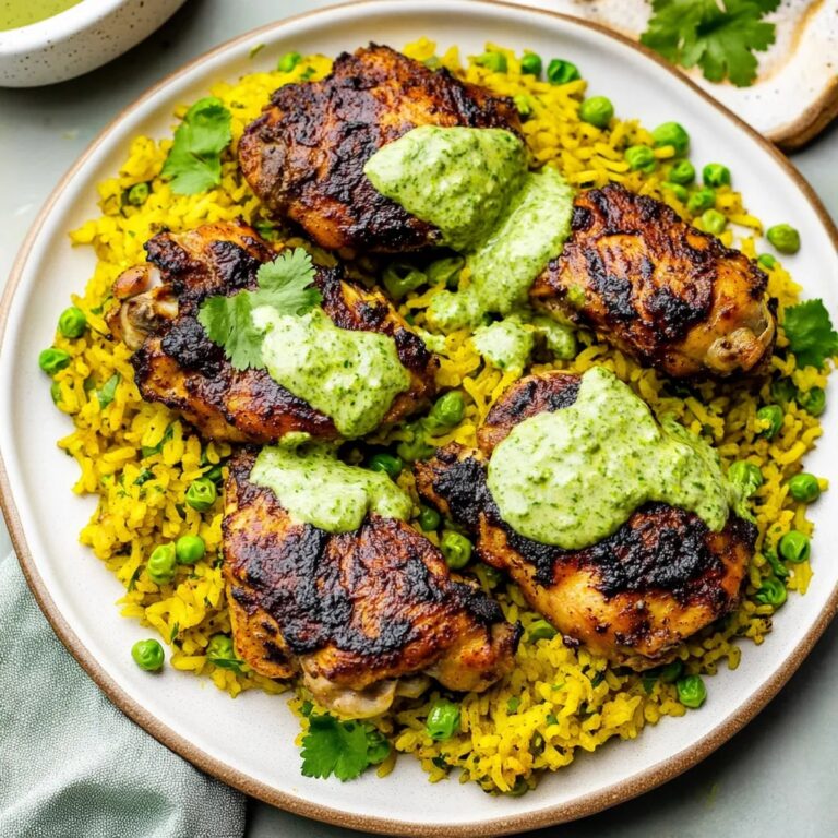 Peruvian Chicken And Rice With Green Sauce Recipe