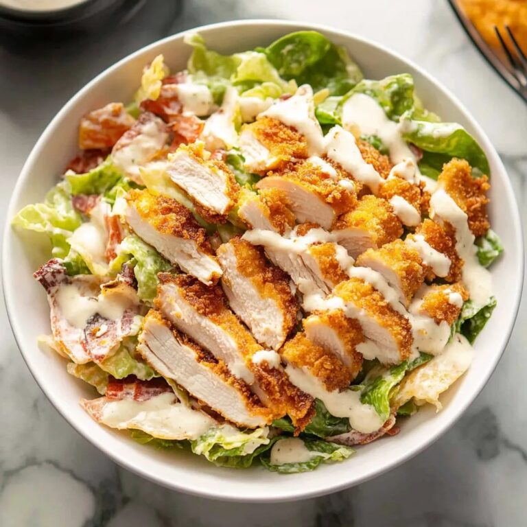 Crispy Chicken Caesar Salad Recipe