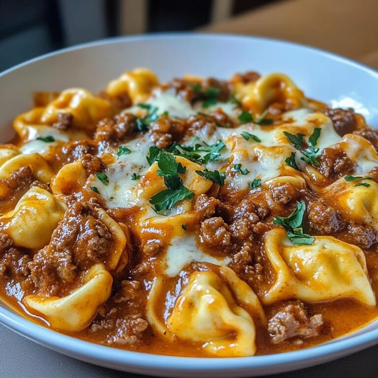 Cheesy Beef Enchilada Tortellini Recipe