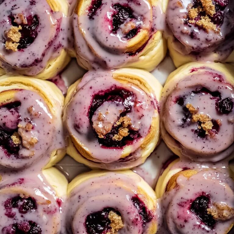 Soft Gooey Blackberry Raspberry Sweet Rolls Recipe