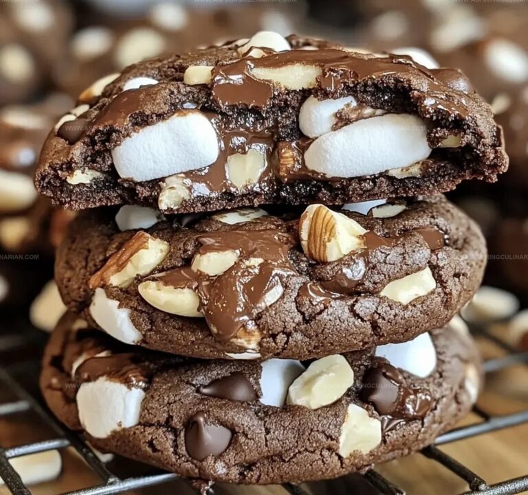 Rocky Road Cookies Stuffed With Marshmallow Recipe