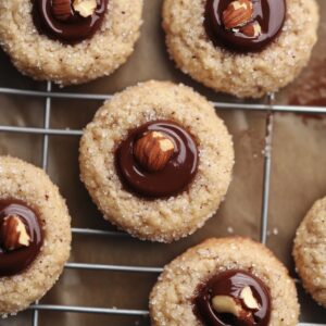 Nutella Thumbprint Cookies Recipe