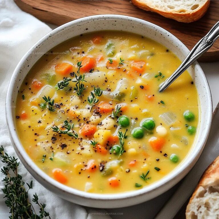 One Pot Creamy Vegetable Soup Recipe