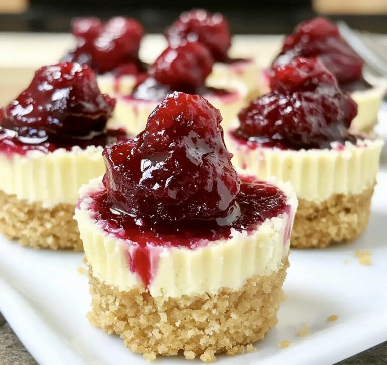 Mini Cranberry Cheesecakes Recipe