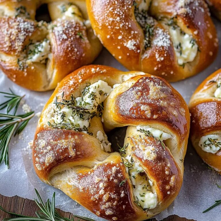 Mozzarella Stuffed Pretzels Recipe
