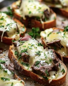 Steak And Cheese Garlic Toast Recipe