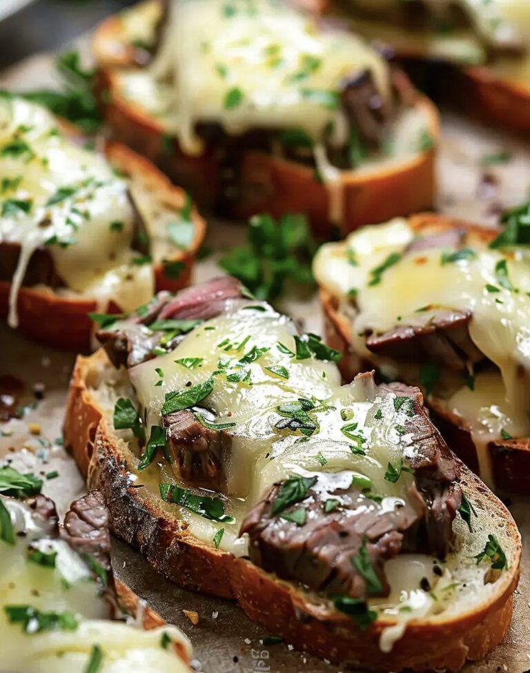 Steak And Cheese Garlic Toast Recipe