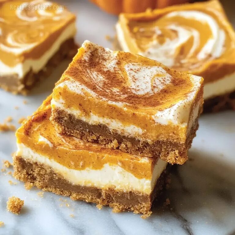 Pumpkin Cheesecake Bars Recipe