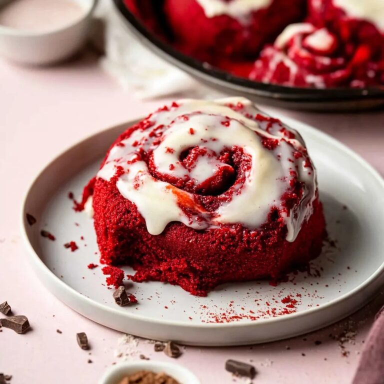 Red Velvet Cinnamon Rolls From Scratc Recipe