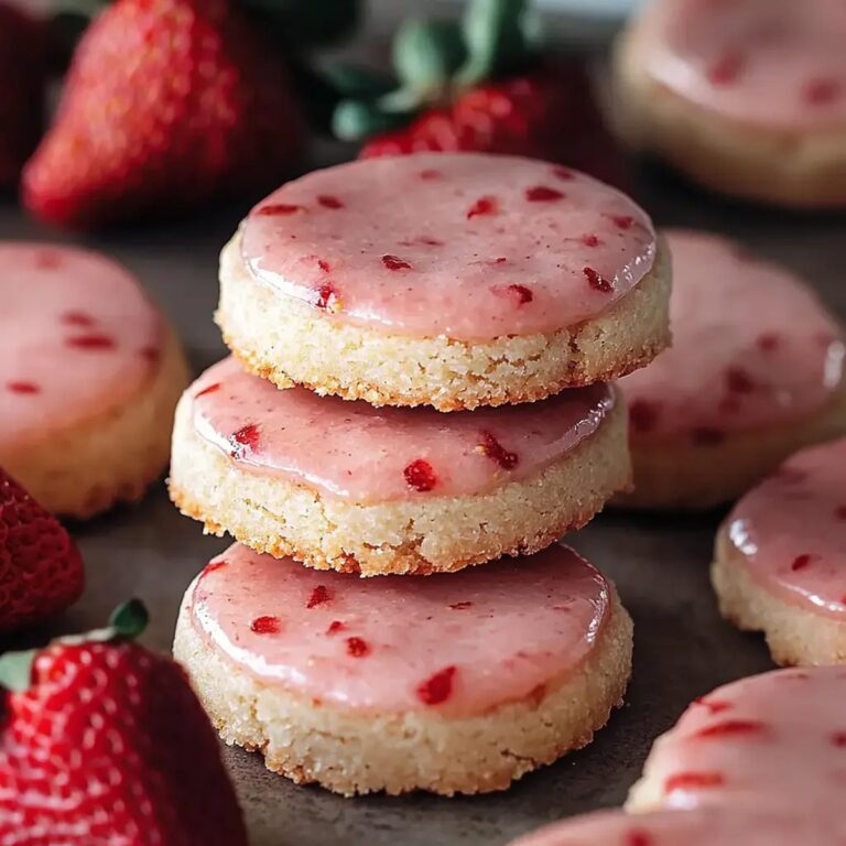 Strawberry Shortbread Cookies Recipe
