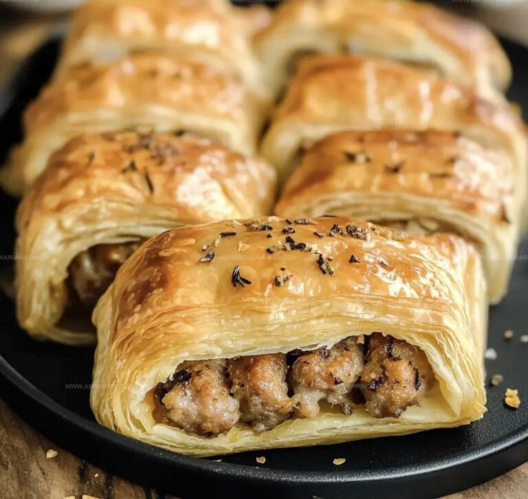 Puff Pastry Sausage Rolls Recipe