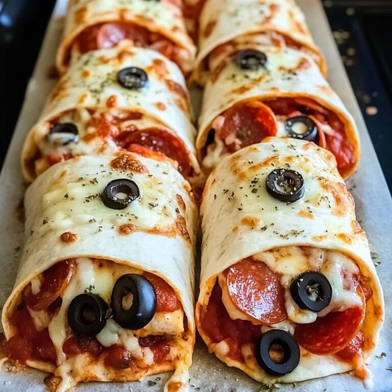 Baked Pizza Wraps Recipe