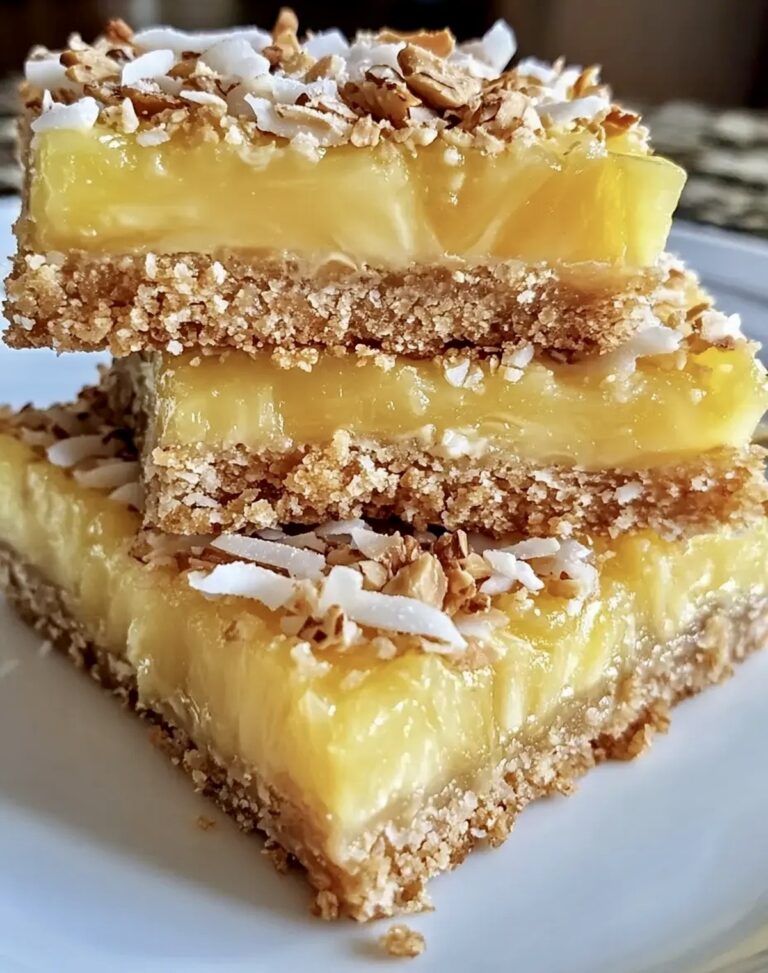 Pineapple Coconut Delight Bars Recipe