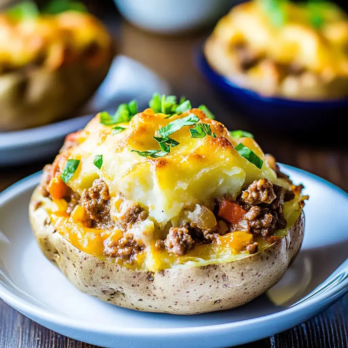 Cottage Pie Baked Potatoes Recipe