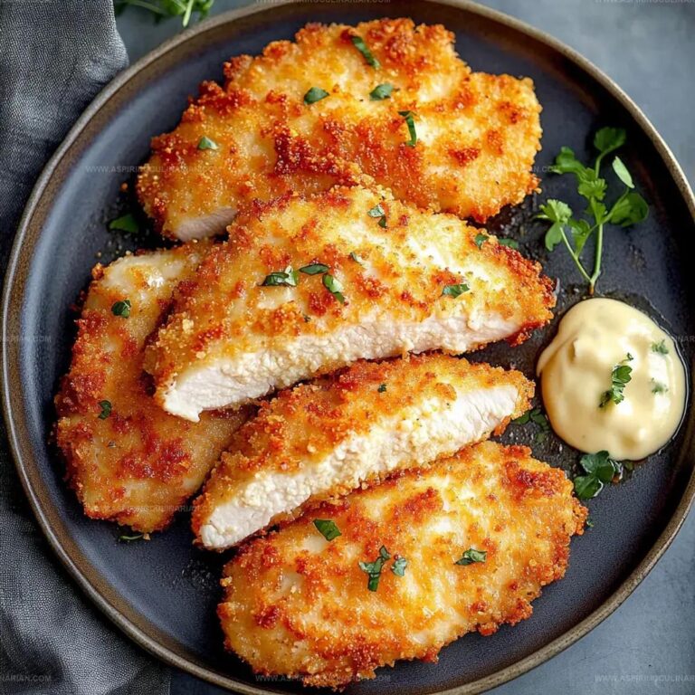 Air Fryer Parmesan Crusted Chicken Recipe