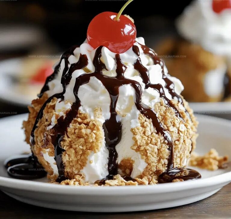 Fried Ice Cream Crispy Dessert Recipe