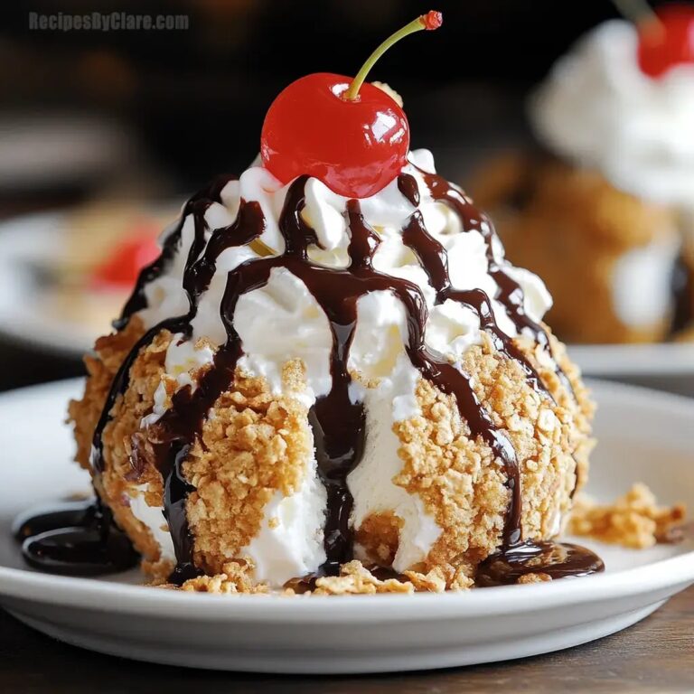 Fried Ice Cream Crispy Dessert Recipe