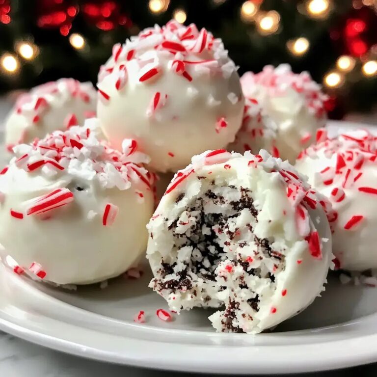Peppermint Bark Snowballs Recipe