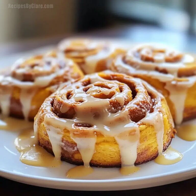 Easy Pumpkin Cinnamon Rolls Recipe