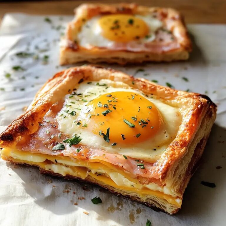 Puff Pastry Croque Madame Recipe