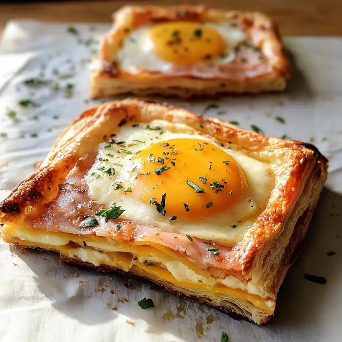 Puff Pastry Croque Madame Recipe