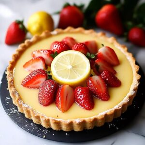 Strawberry Lemon Tart Recipe