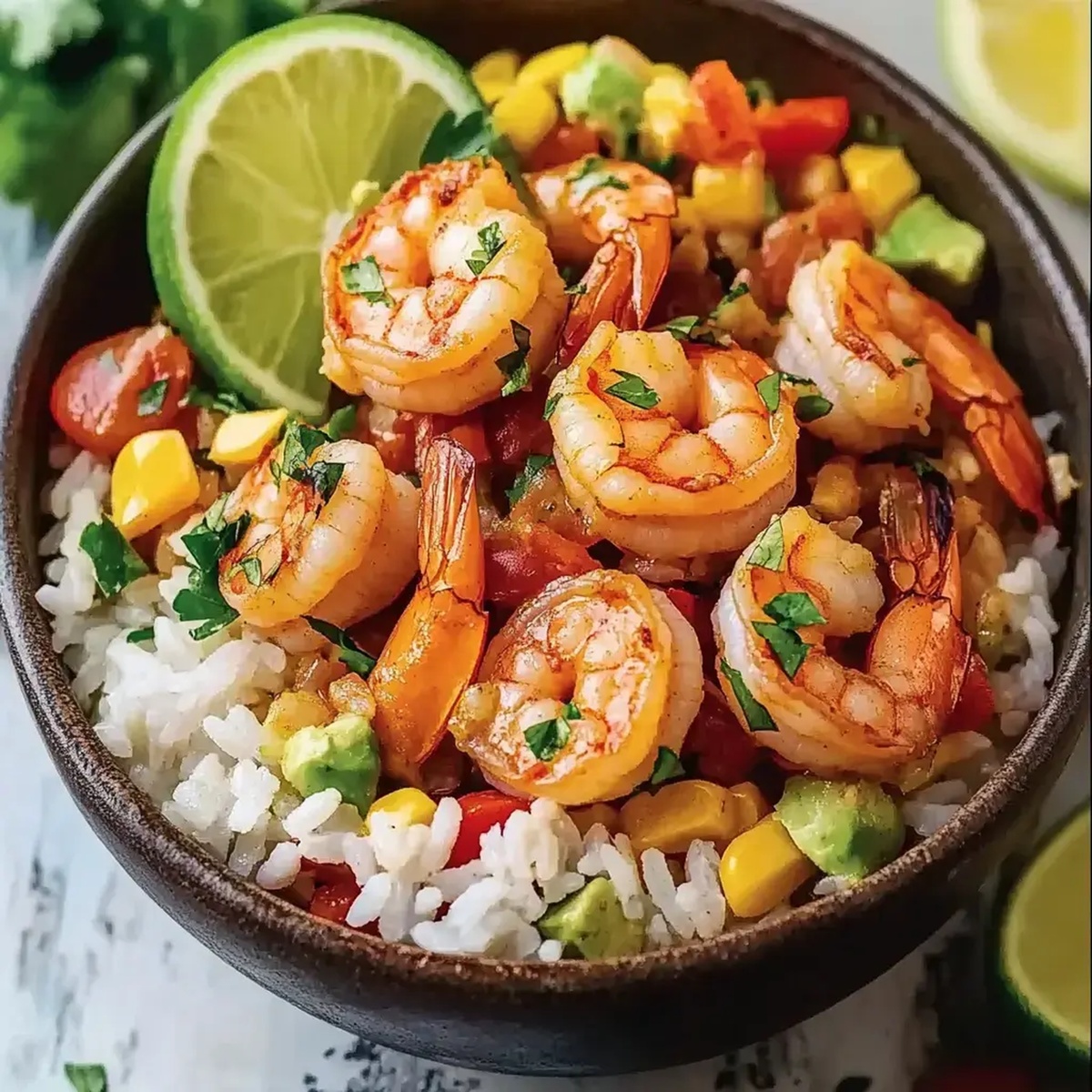 Fiesta Shrimp Rice Bowl Recipe