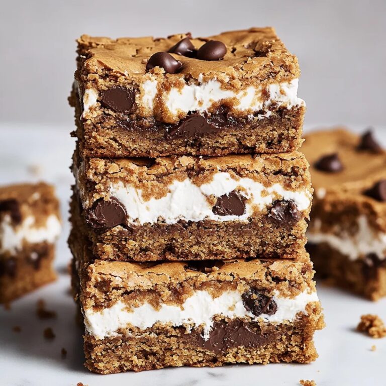 Peanut Butter Smores Blondies Recipe