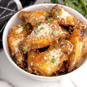 Garlic Parmesan Wings Air Fryer Recipe