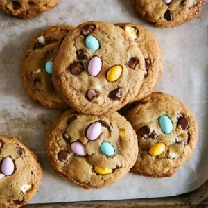 Mini Egg Thick Chocolate Chip Cookies Recipe