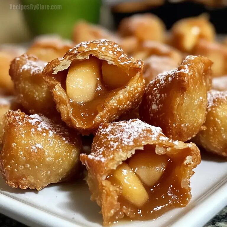 Crispy Wonton Apple Pie Bites Recipe