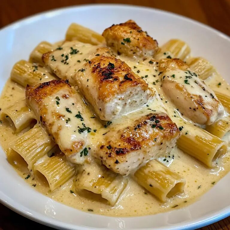 Garlic Parmesan Chicken Rigatoni Recipe