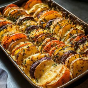 Cheesy Root Vegetable Gratin Recipe