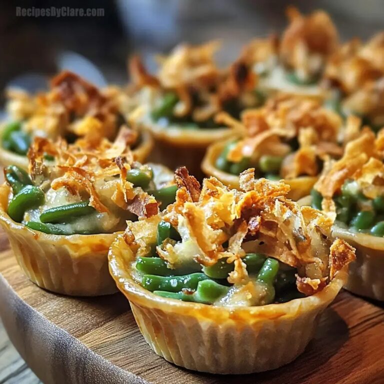 Green Bean Casserole Cups Recipe