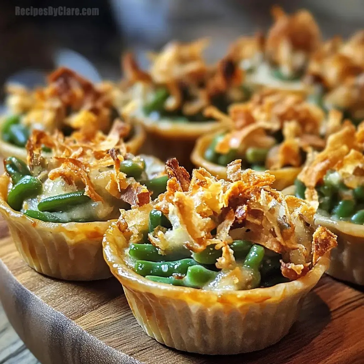 Green Bean Casserole Cups Recipe