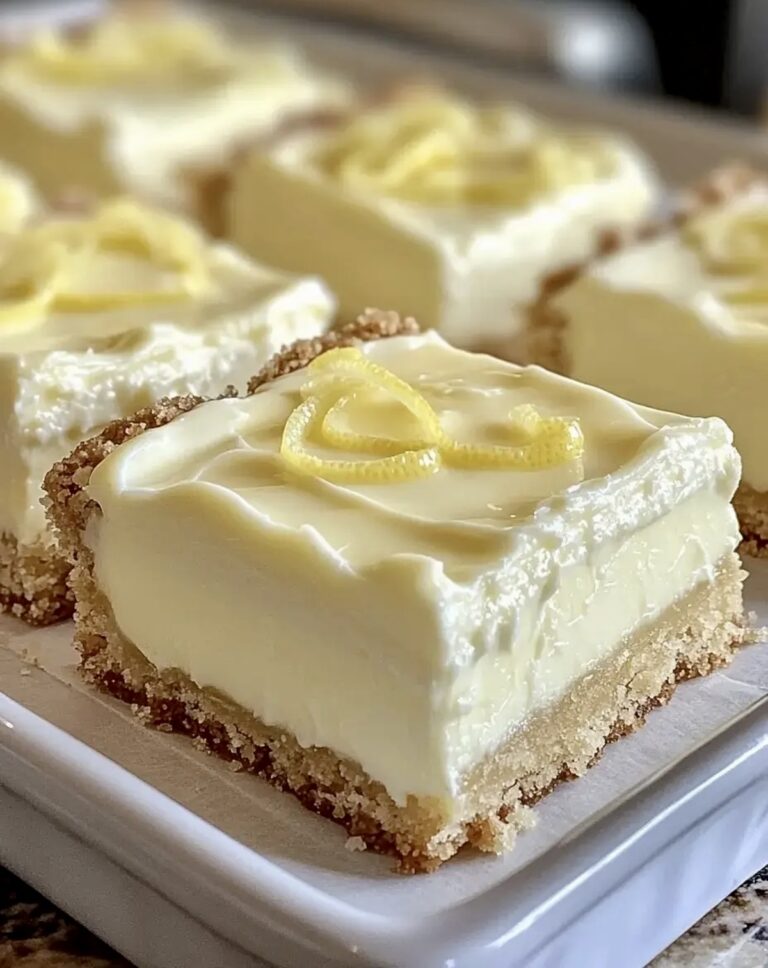 Lemon Cream Cheese Squares Recipe